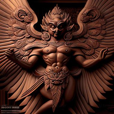 3D model Megalara garuda (STL)